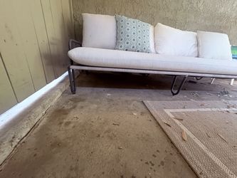 Backyard Outdoor Beige lounge sofa couch seating area