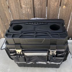 MARUTAI 18'' Rolling Tool Bag with Wheels, Tool Bags Organizer Telescopic Handl