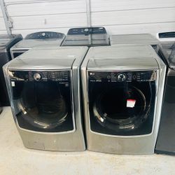 Washer And Dryer Set (LG Stainless Steel 
