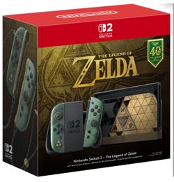 Zelda Switch 2 Console - 40th Anniversary Edition