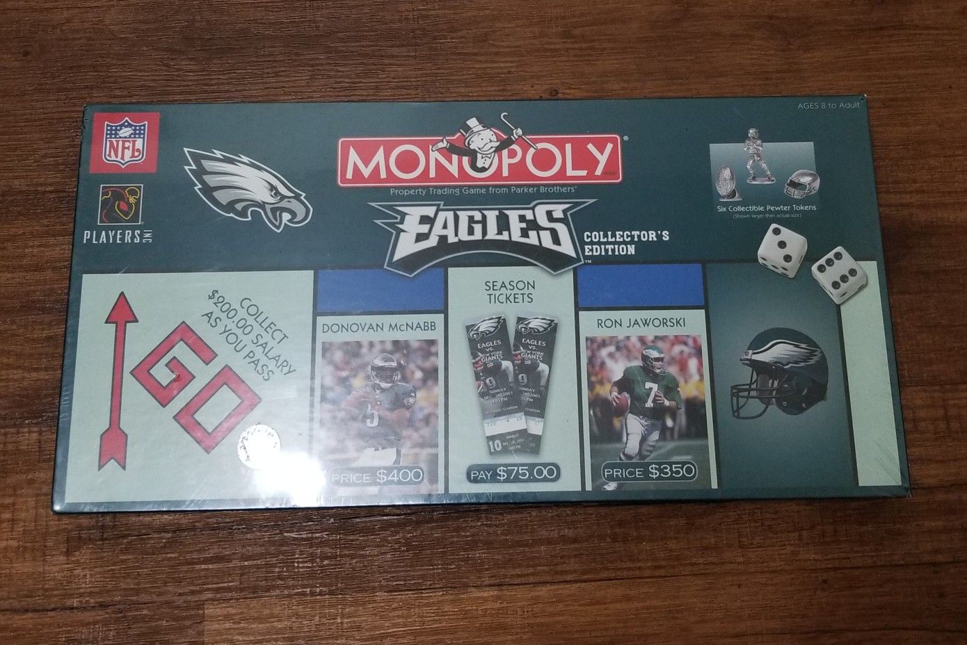 Philadelphia Eagles Monopoly Board Game New