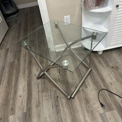glass table