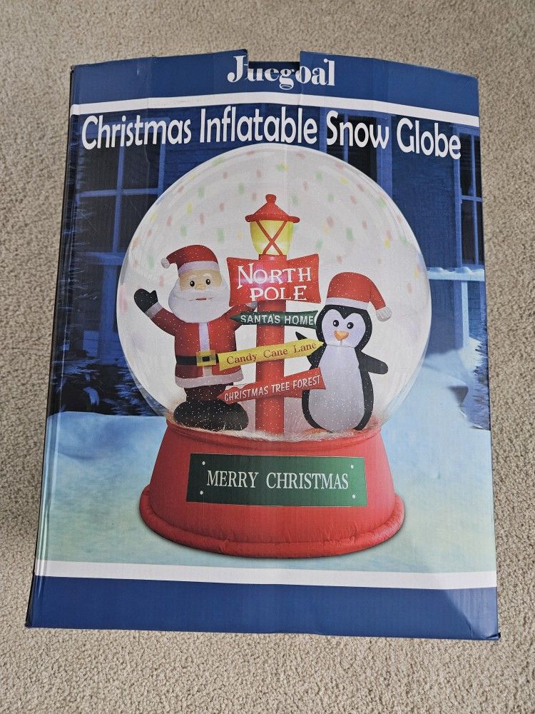 New, 6FT LED CHRISTMAS INFLATABLE