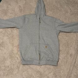 Grey Carhartt Zip up Hoodie  