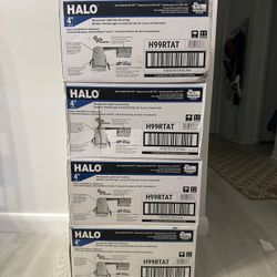 *New Halo 4inch Recessed Lighting Housing + LED down Lights 