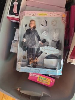 Pinstripe Barbie