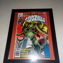 Framed 1978 MARVEL Godzilla Comic