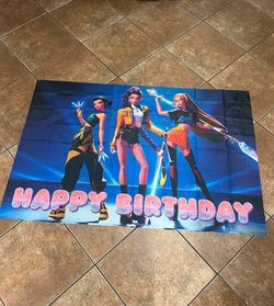 Kpop birthday backdrop