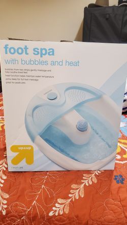 Foot Spa with Bubbles and Heat New Open Box