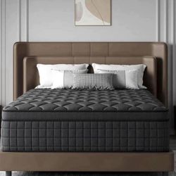 12”Twin size Mattress, Medium Firm Hybrid twin Mattresses, Memory Foam Mattress in a Box with Individually Wrapped Pocket Springs, Reinforced Edge Sup