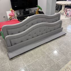 California King size bed head and foot boards