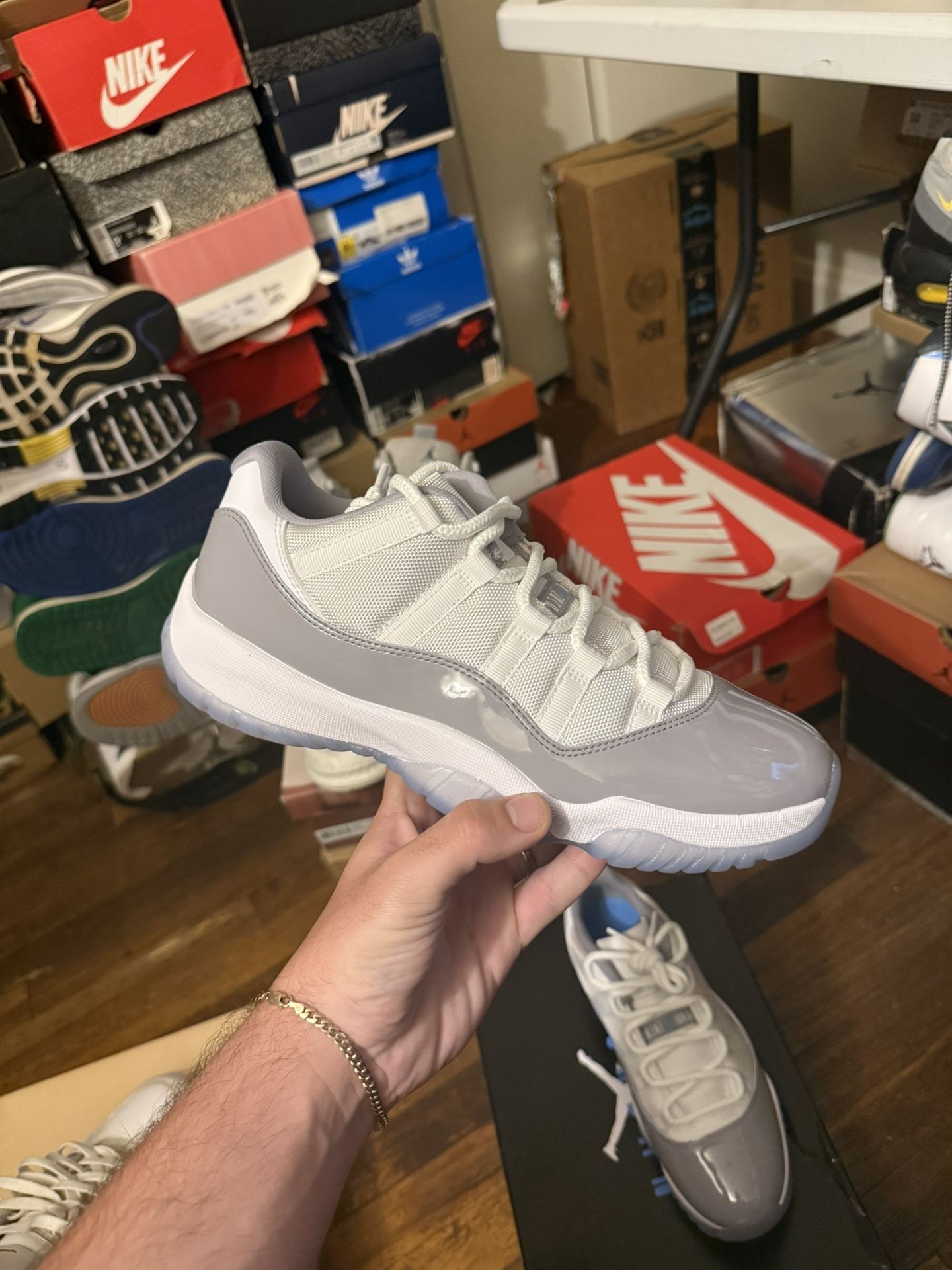 Jordan 11 Grey Cement Size 9 Worn 1x