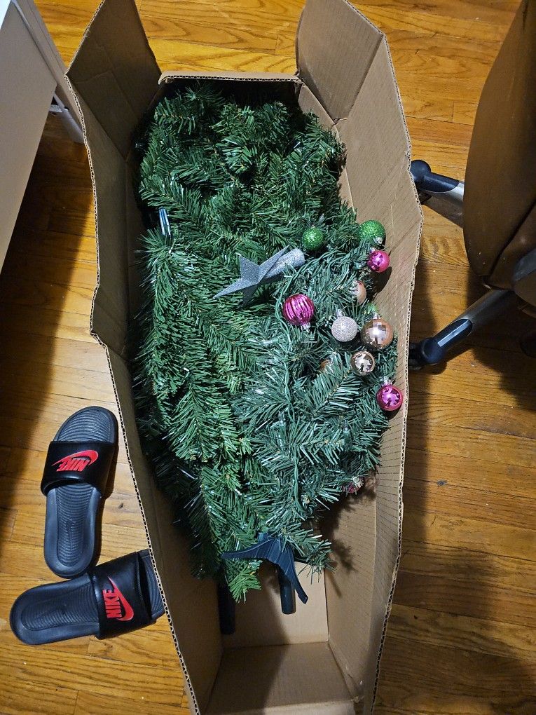 Big Home Christmas Tree Plus Small Christmas Tree With Ornaments 