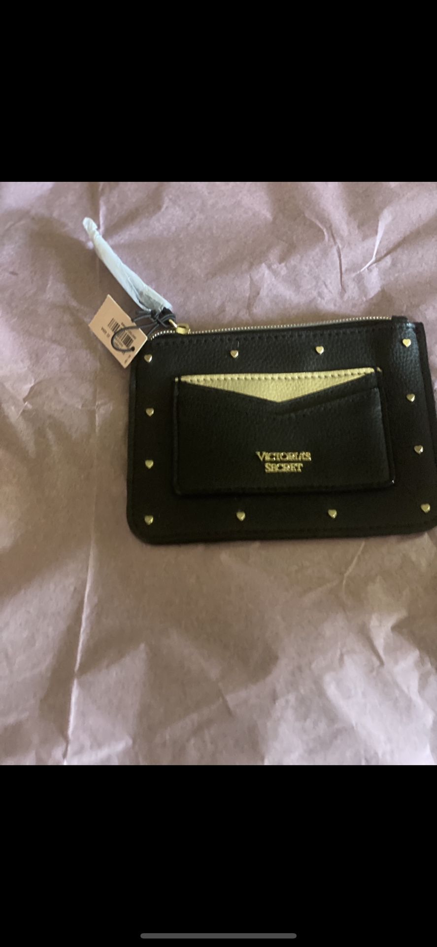 Victoria’s Secret Card Case Wallet With Keychain