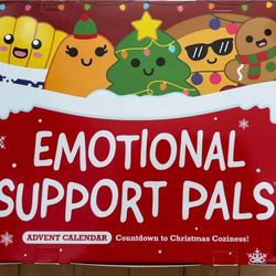 Emotional Support Plush Advent Calendar by Relatable With 25 Mini Collectibles