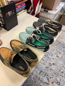 Set of 3 Sebago Docksides Boat Shoes – 3 Pairs