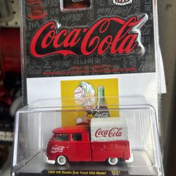 M2 Machines Coca-Cola 1960 VW Double Cab Truck 1:64 Die-Cast 