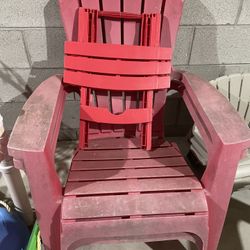 Adirondack Chairs And Side Table 