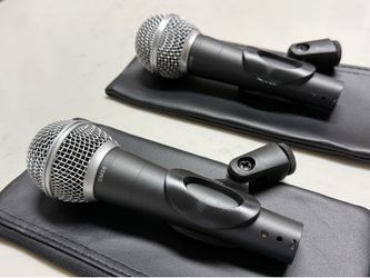 2 Dynamic SM58 mics