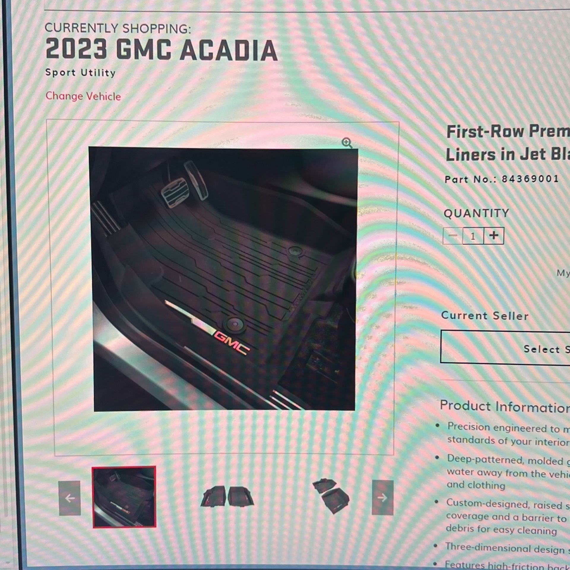 2023 GMC Acadia All-weather Floor Liners