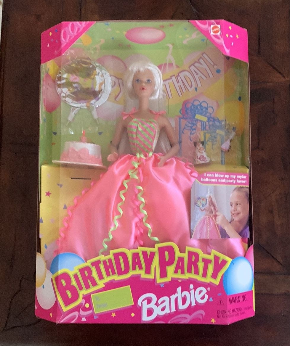 Birthday Party Barbie New In Box