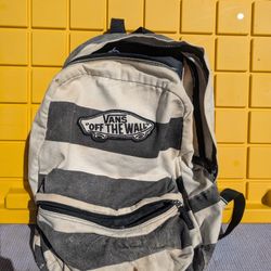 Vans stripy backpack