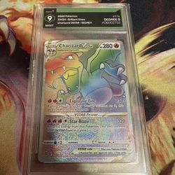 Pokemon Charizard VStar secret (NM GRADED)