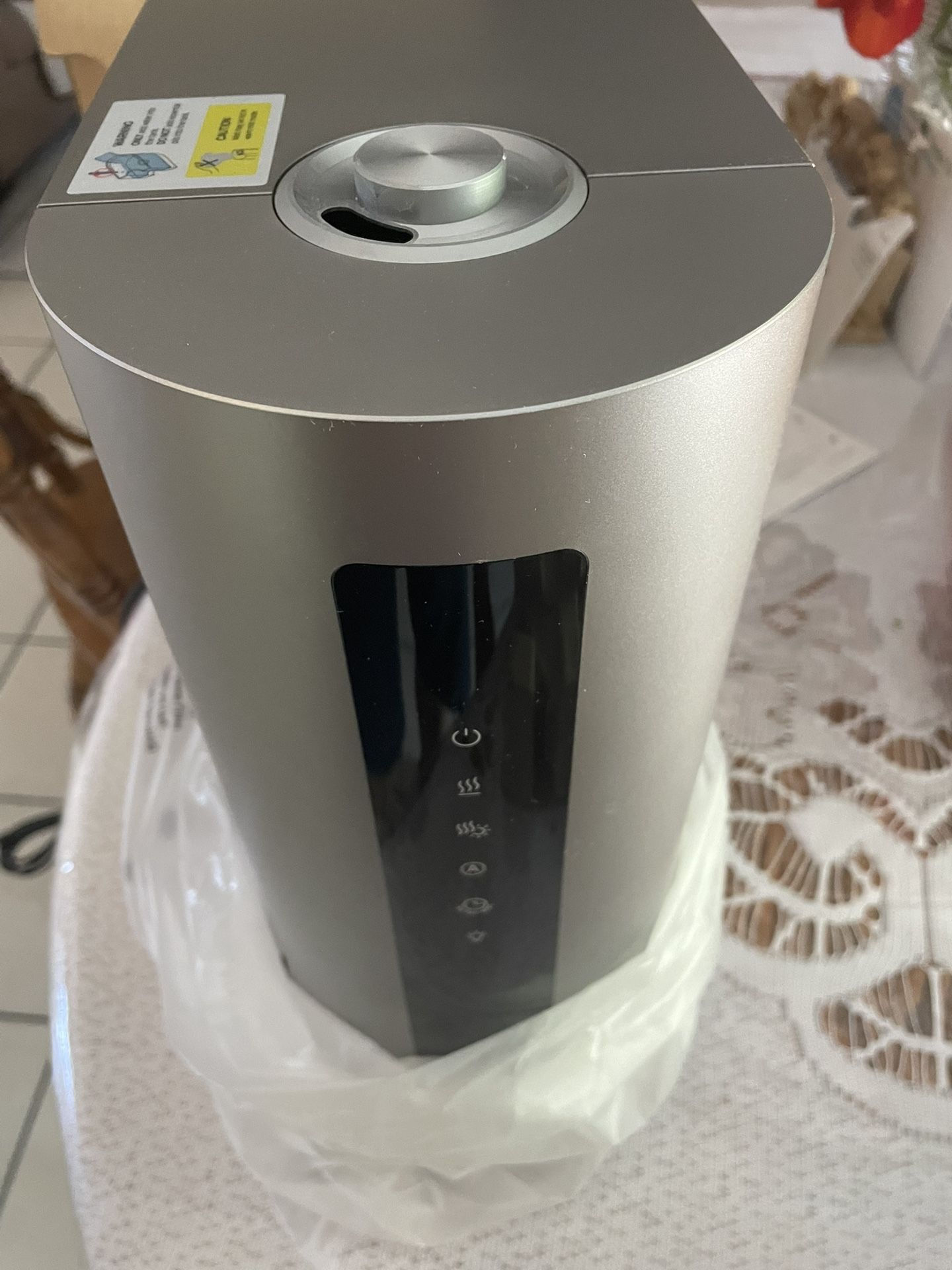 Dreo 6L Humidifiers for Bedroom, Smart Warm & Cool Mist for Large Room, 60Hr Quiet Runtime for Baby, Plant, Humidity Sensor, Indicator Light, 12H Time