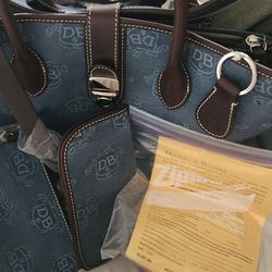 Auth DOONEY & BOURKE Donegal Satchel Tote Bag