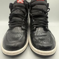 Nike Air Jordan 1 Retro High OG Yin Yang Black White Swoosh Men Size 10 Restored