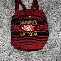 San Francisco 49ers Mexican Woven Backpack 