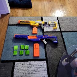 Nerf Guns, (includes Bullets)