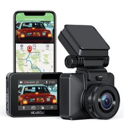 Heaboli 4K Front Dash Cam with WiFi & Supporting APP