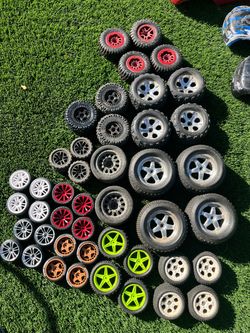 RC Car Wheels and Tires Lot