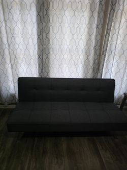 Charcoal Futon Sofa Bed