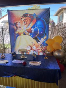 Balloon Garland Beauty and The Beast