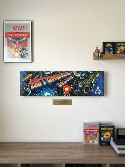 Asteroids Deluxe Atari Arcade Marquee