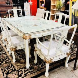 Beautiful Dining Table And Chairs