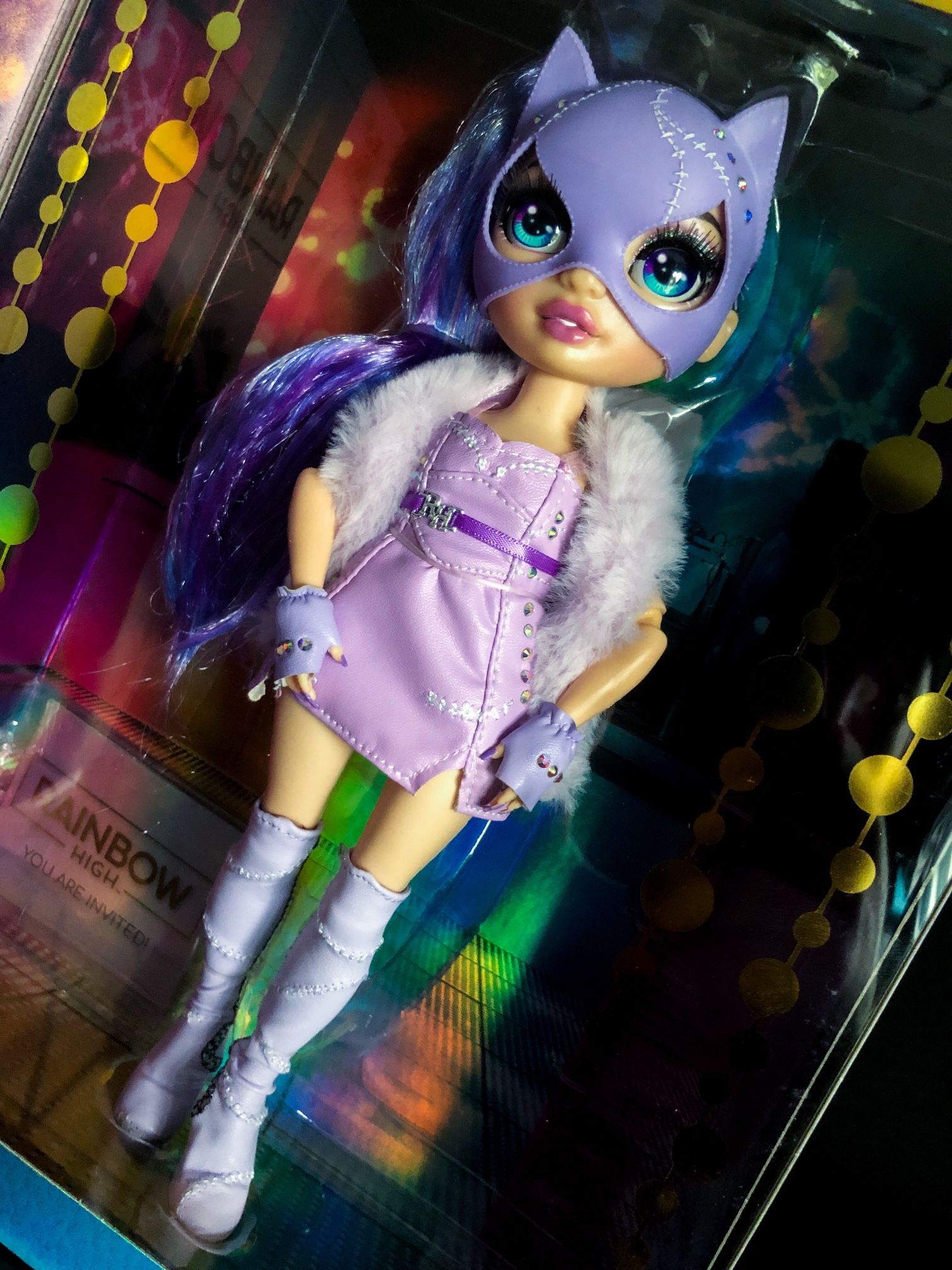 NEW Rainbow High Doll Costume Ball Violet Willow