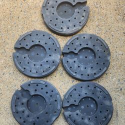 Set of 5 Weights,  12", 9 Pounds Each 