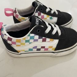 Toddler Girls Vans Size 8