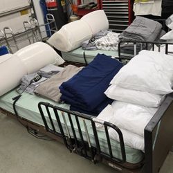 Two Fully Electric Hospital Beds