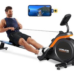 YOSUDA Magnetic/Water Rowing Machine 350 LB Weight Capacity - Foldable Rower for Home/Bluetooth