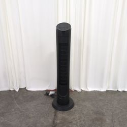 OmniBreeze Black Tower Fan with Remote
