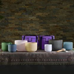 Singing Bowl Set With Carrier Bag  7 Piece 