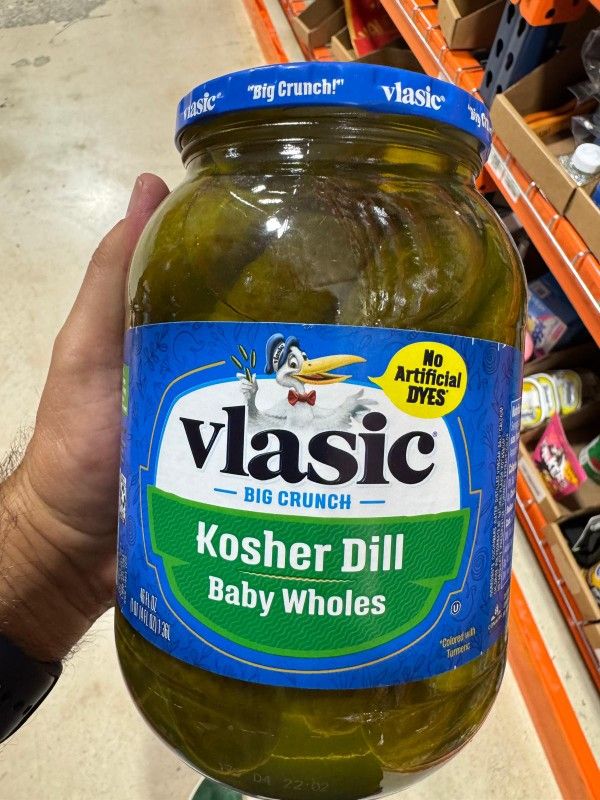 Vlasic Kosher Dill Pickles Dill Baby Whole Pickles 46 Oz Jar