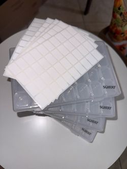 SGHUO Bead Organizer Trays with Labels (4 pack)