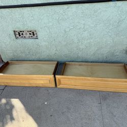    Drawers Under bed Storage Drawer 37 W x19” D x 8” H Solid Wood 