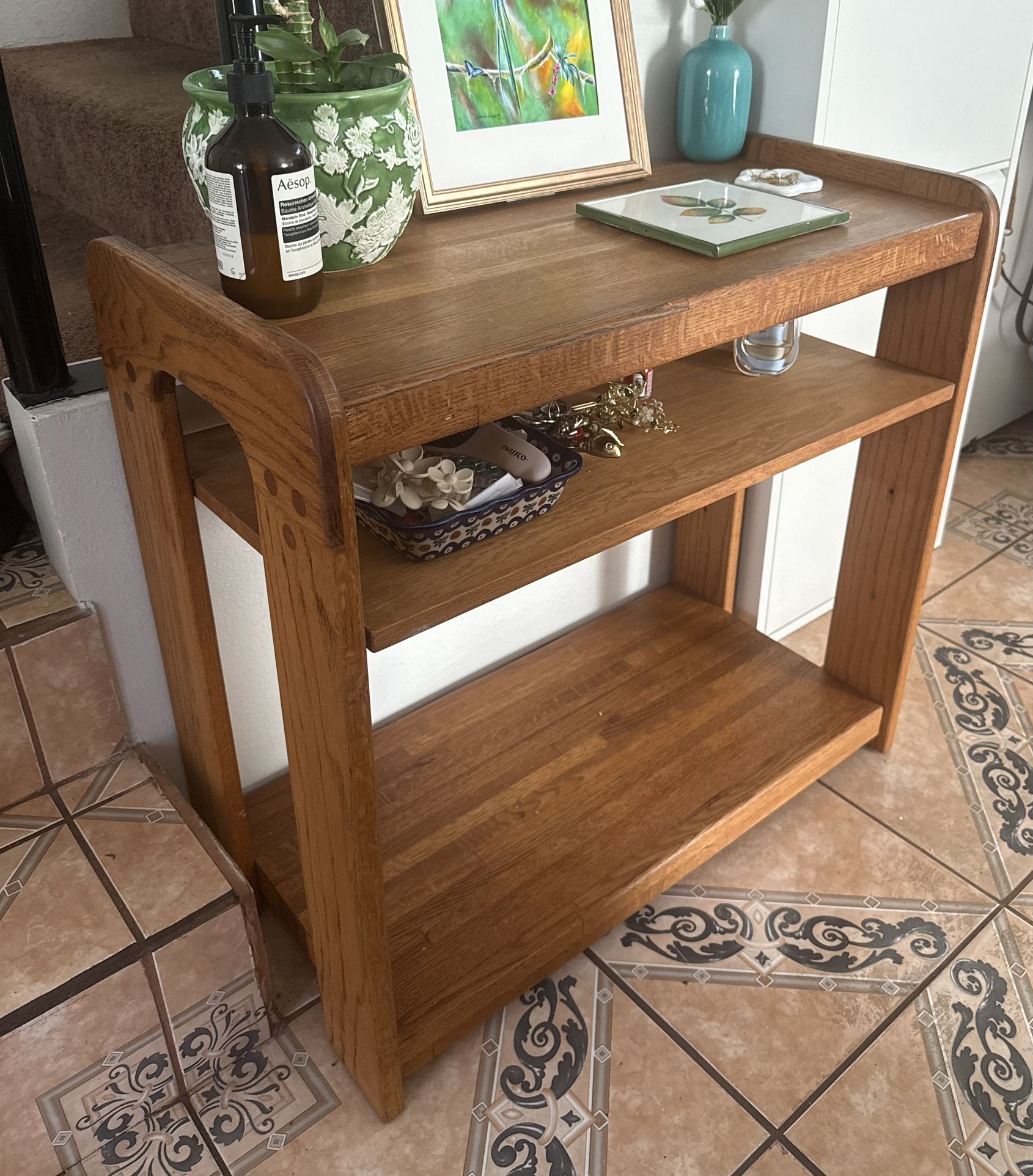 Wood Entry Table