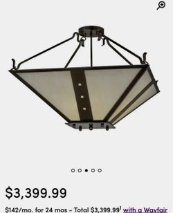 Large Zandra Outdoor Light Fixture